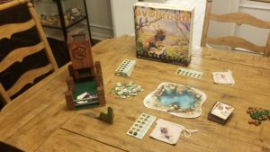 evolution board game on table