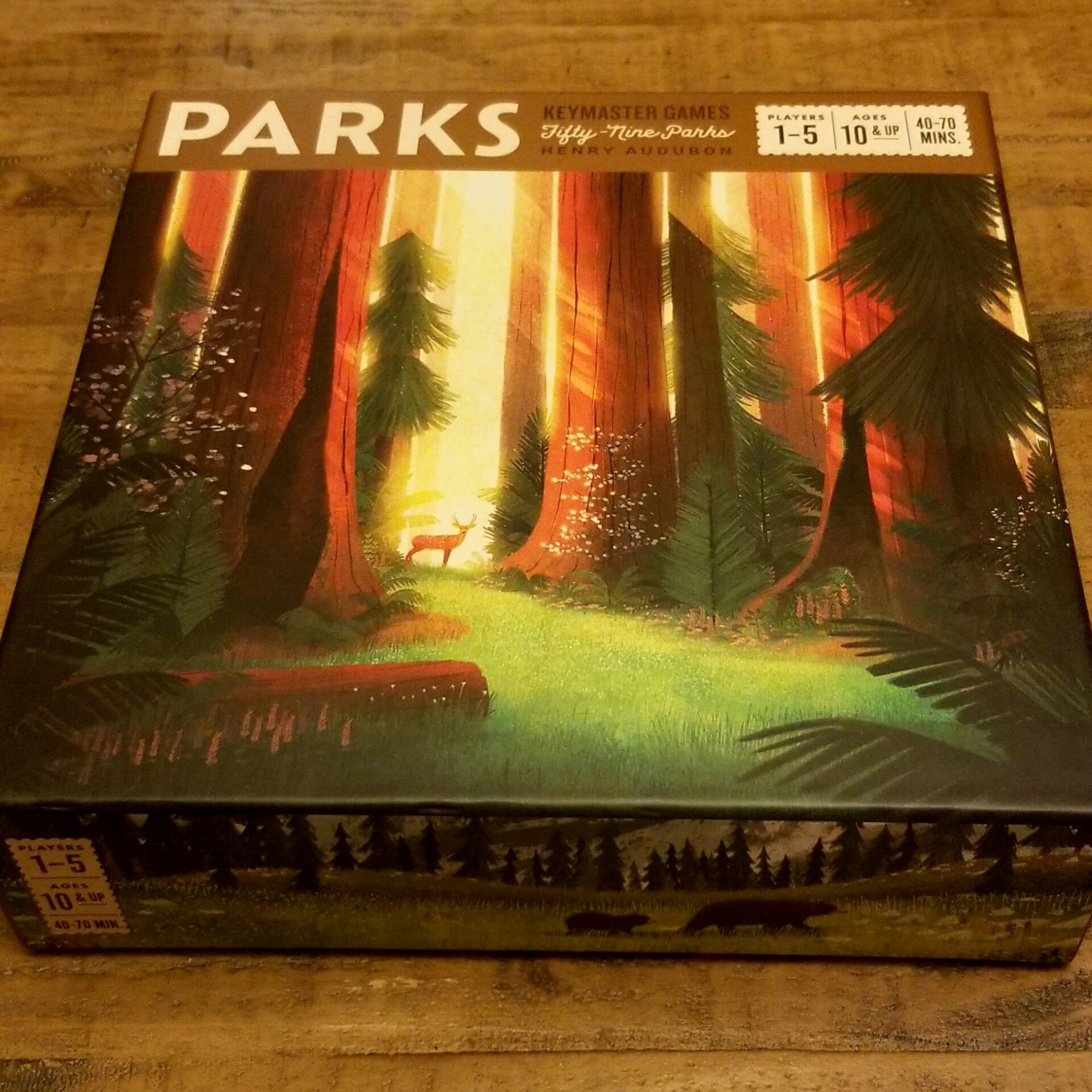 parks board game box