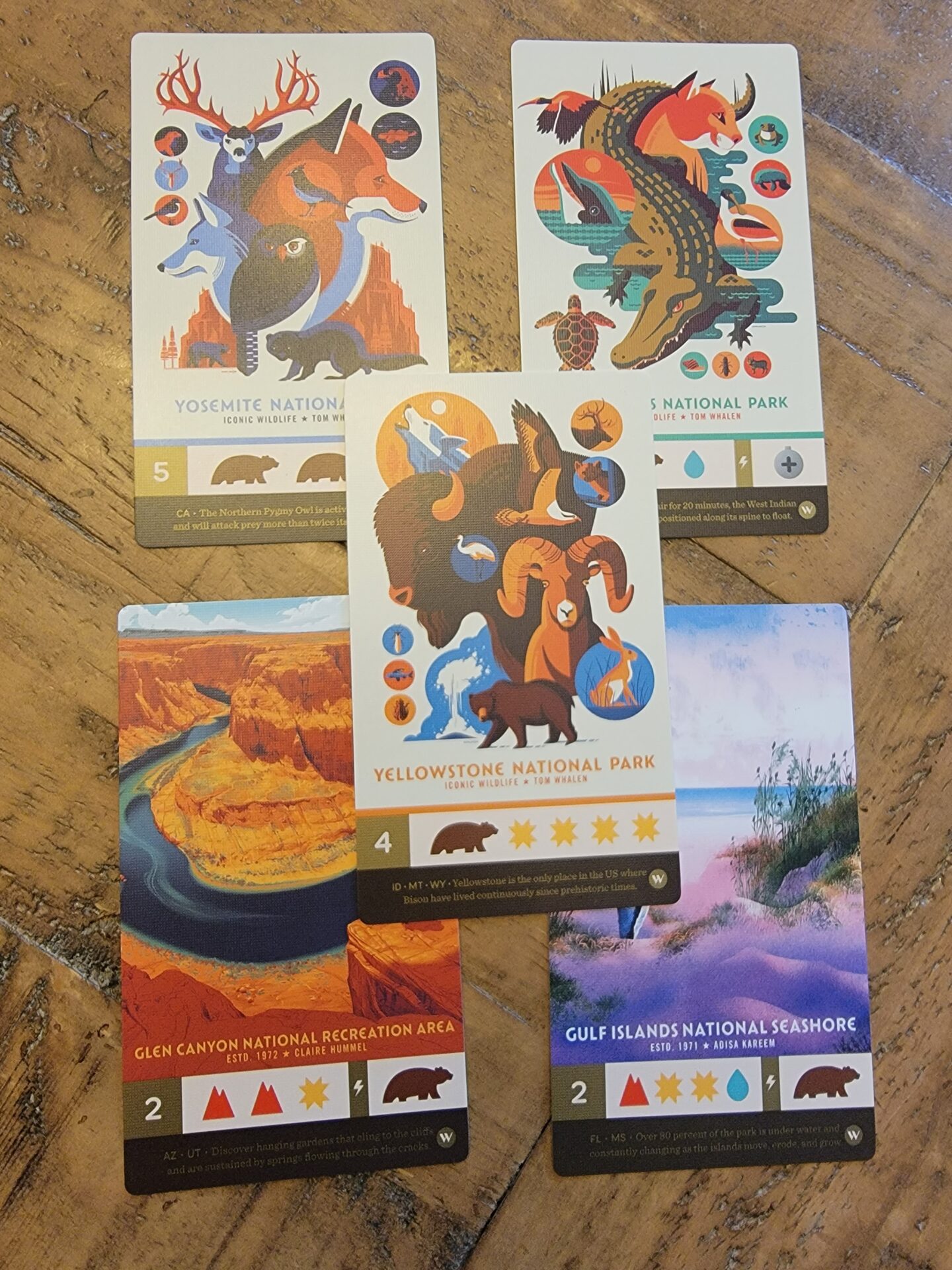 parks wildlife expansion park cards