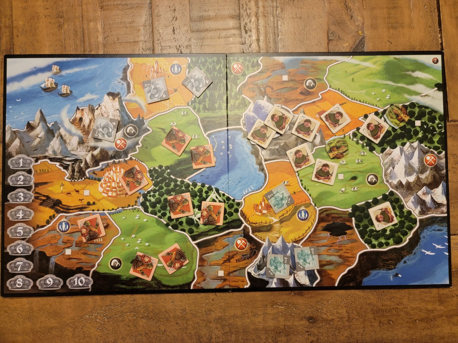 Small World Full 2 Player Map