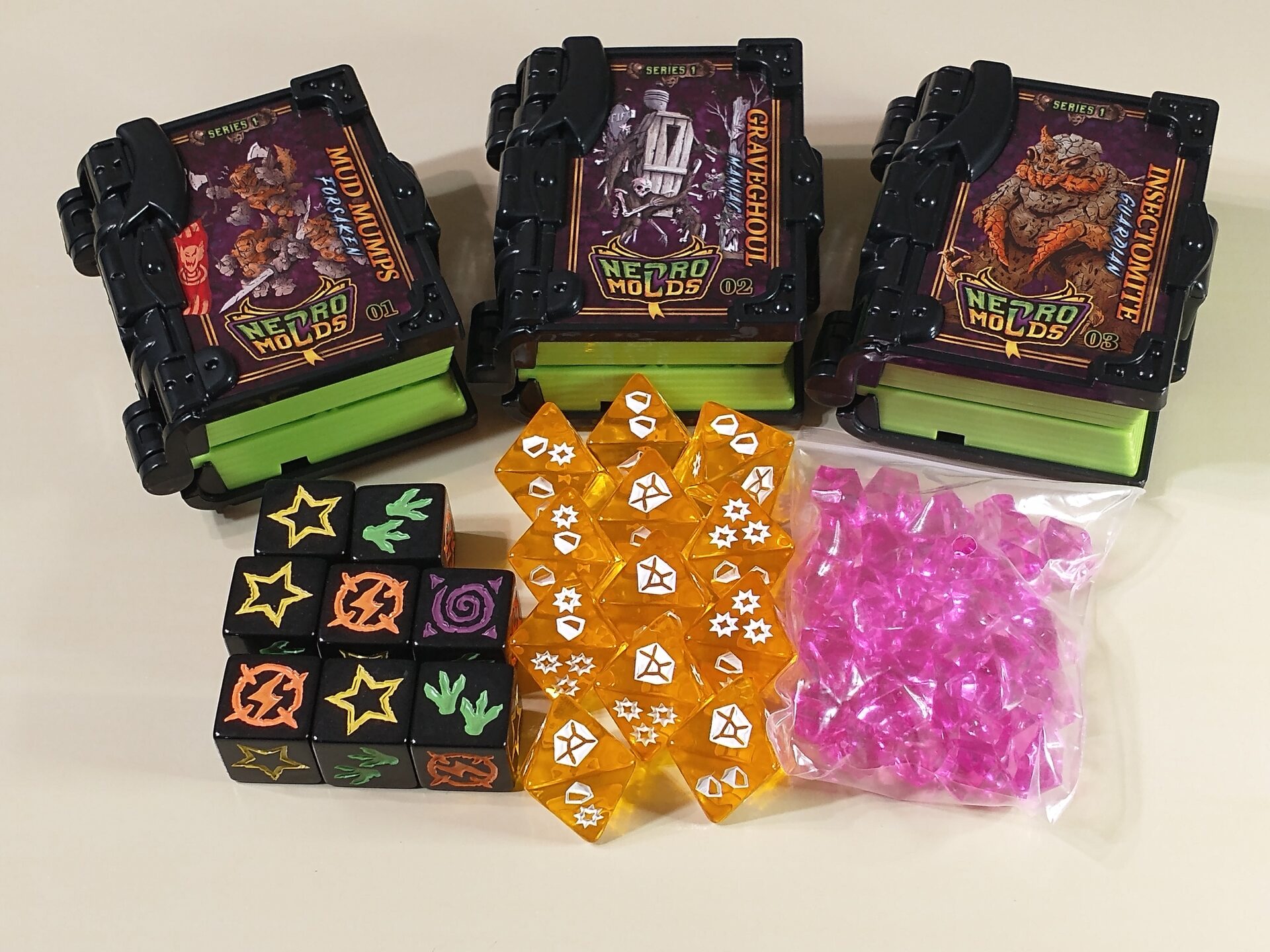 necromolds board game components