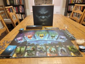 abyss board game set up