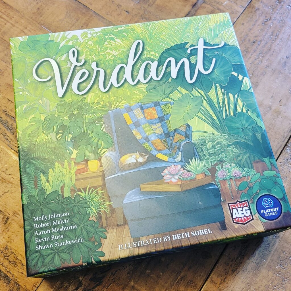 verdant board game box