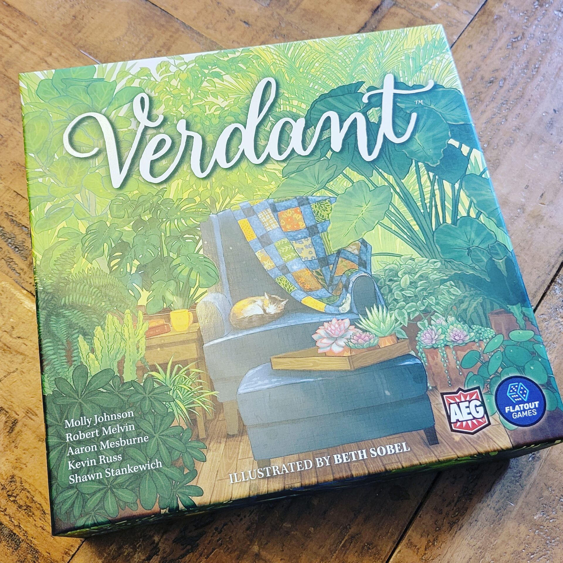 verdant board game box