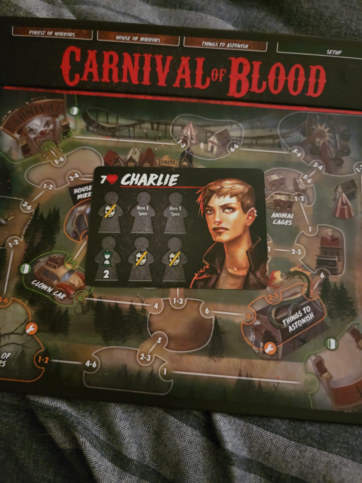 Final Girl Carnage at the Carnival Final Girl cards.
