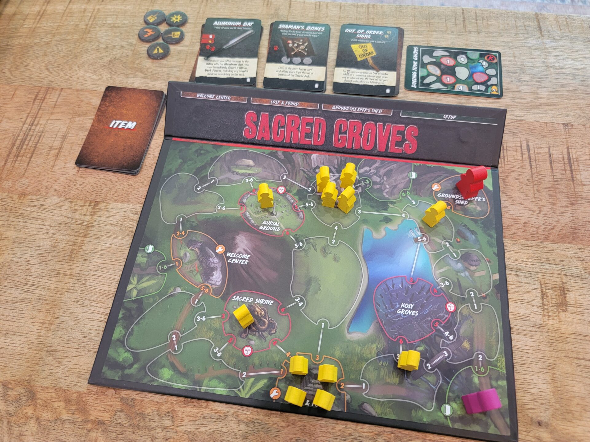 Final Girl – Slaughter in the Groves board game.