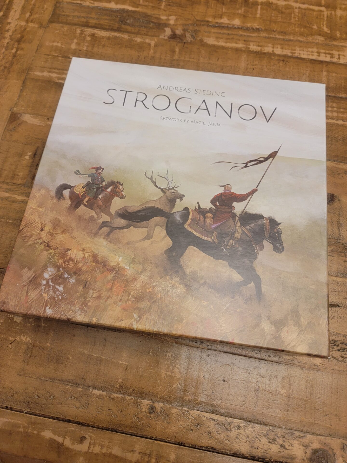 Stroganov board game box.