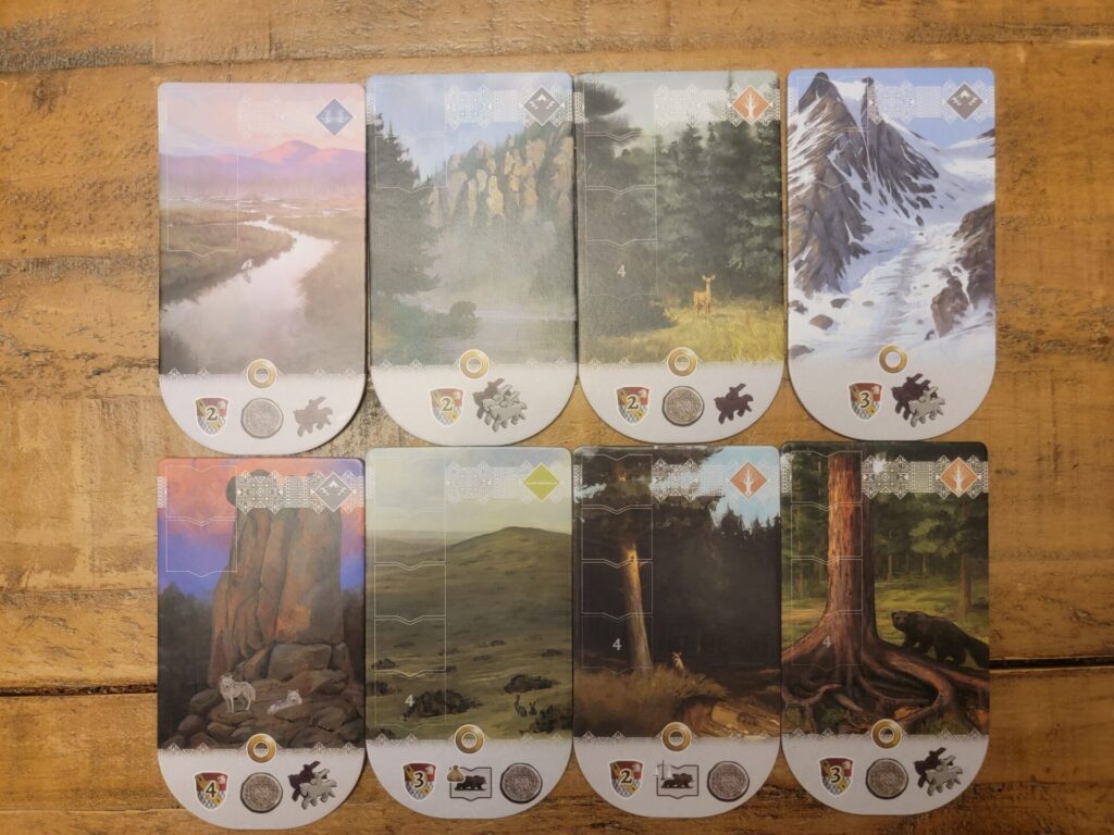 Stroganov board game landscape tiles