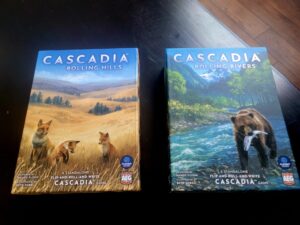 Cascadia Rolling Rivers board game